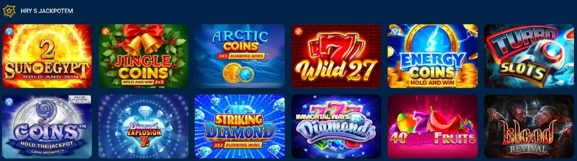 Jackpotové hry Mostbet
