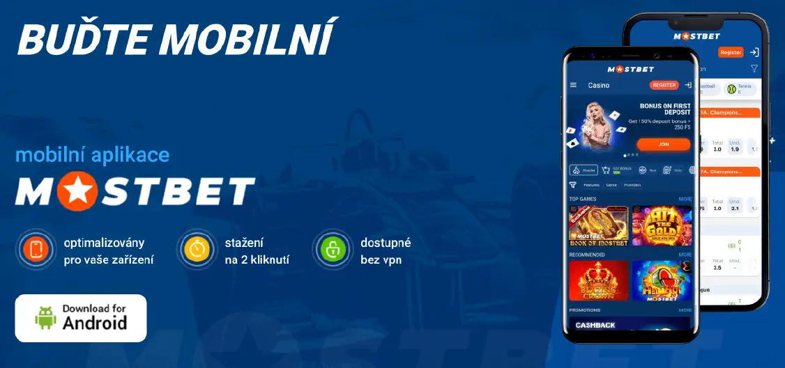 Mobilní aplikace Mostbet